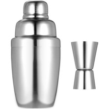Feyza Design Paslanmaz Çelik Shaker 700 cl ve 4/2 cl Jigger Seti