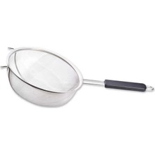 Feyza Design 30 cm Paslanmaz Süzgeç, Dayanıklı ve Güçlü, Mutfakta Pratik Kullanım
