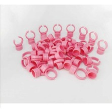 Özgürce Pembe Tek Kullanımlık Kalıcı Makyaj Yüzüğü, 100 Adet, Hijyenik ve Güvenli