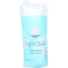 Watsons Oval Pamuk 80 Adet Günlük Yüz ve Göz Makyaj Temizliği İçin Kullanıma Uygun