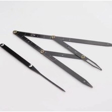 Özgürce Kalıcı Makyaj Microblading Altın Oran Cetveli, Ahşap Kutu, Profesyonel Kullanım