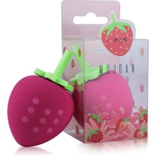 Özgürce Canlı Çilek Temalı Tekli Makyaj Süngeri, Doğal ve Ferah Görünüm