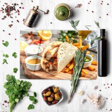 Feyza Design Cam Kesme Tahtası ve Sunum Tablası, Şık ve Kullanışlı Mutfak Gereci