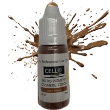 Özgürce Kalıcı Kaş Boyası Microblading Pigmenti Deep Brown, Profesyonel Kalıcılık