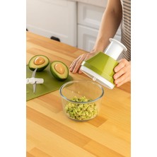 Feyza Design Katlanabilir El Rondosu, Ayrılabilir Paslanmaz Çelik Bıçaklı Doğrayıcı