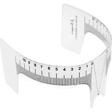 Özgürce Kalıcı Makyaj ve Microblading Plastik Kaş Ölçüm Cetveli