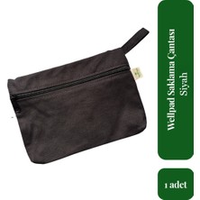 Özgürce Organik Regl Kadın Pedi Taşıma Çantası, Şık ve Pratik Siyah Tasarım