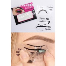 Özgürce Keskin ve Net Görünüm Sağlayan Sıvı Eyeliner Şablonu, Kolay Uygulama