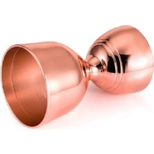 Feyza Design Şarap ve Kokteyl Ölçüm Aracı, 1/2 Oz Bakır Malzeme, Şık Tasarım
