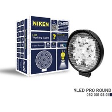 Niken Matrixzn Calisma Lambasi 9 Ledli Yuvarlak