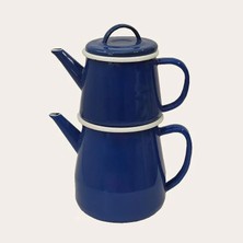 Emayra Emaye Çaydanlık Mavi