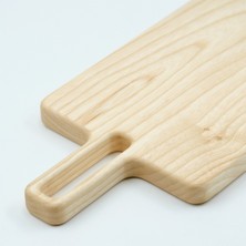 Feyza Design Şık Dişbudak Ağacı Kesme ve Peynir Sunum Tahtası 20X40 cm