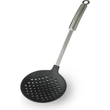 Feyza Design Delikli Plastik Kevgir 36 Cm, Pratik ve Dayanıklı Mutfak Gereci