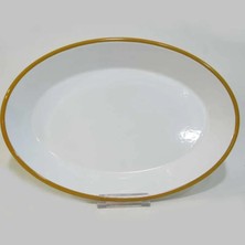 Emayra Emaye Oval Iskender Tabağı Oksit Sarı