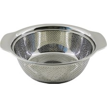Feyza Design 27CM Metal Sepet Süzgeç, Kulplu, Çok Amaçlı ve Dayanıklı