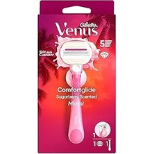 SHC4200 Gillette Venus Comfortglide Sugarberry Kokulu Miami Kadın 5 Bıçaklı Tıraş Makinesi