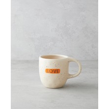 English Home Love Stoneware Kupa 395 ml Turuncu