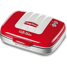 SHC4200 Ariete Party Time Waffle Makinesi Kırmızı 1973/00-700 Watt, Güç Hazır Işık Göstergesi, Kablo Sarma,