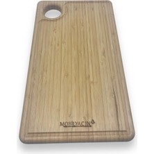 Feyza Design Bambu Kesme Tahtası, 39X24 Cm, Dayanıklı ve Şık Mutfak Gereci