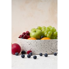 Feyza Design Saten Mat Beyaz Kırçıllı El Yapımı Dekoratif Süzgeç 8602