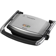 SHC4200 Ariete Izgara ve Tost Makinesi 1911/10 - Grill Toast Machine, 1000 Watt, Yapışmaz Çizgili Plaka
