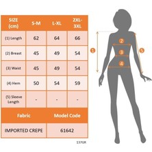 Barış Beauty Kadın Kısa Kollu Bisiklet Yaka Ithal Krep Bluz