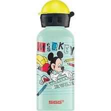 SHC4200 Sigg - Kbt Mickey Mouse School Alüminyum Içecek Şişesi, Sızdırmaz ve Kırılmaz, Tüy Kadar Haf
