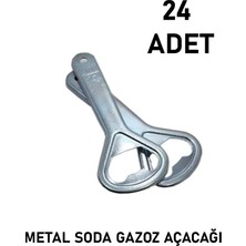Feyza Design 24 Adet Metal Gazoz ve Soda Şişe Açacağı Seti, Şık ve Dayanıklı Tasarım