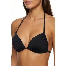 Penti Siyah Mini Üçgen Bikini Üstü