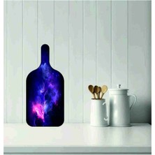 Feyza Design Neon Desenli Kesme Tahtası 49X22CM, Şık ve Fonksiyonel Mutfak Gereci