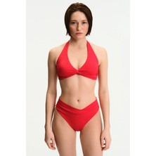 Penti Kırmızı New Üçgen Burgu Bikini Üstü