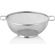 Feyza Design Paslanmaz Süzgeç 26 Cm, Dayanıklı ve Kullanışlı Mutfak Gereci