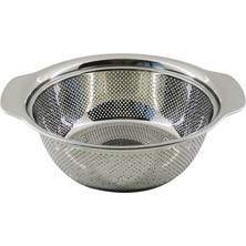 Feyza Design 23CM Metal Sepet Süzgeç, Kulplu, Dayanıklı ve Hafif Tasarım