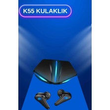 Kadınlar Için Dokunmatik Ekran Akıllı Saat ve Gamer Kablosuz Bluetooth Kulaklık Anc Özelliği - Bamido