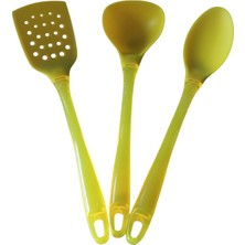 Feyza Design 3’lü Silikon Servis Seti – Pratik ve Dayanıklı Mutfak Gereçleri