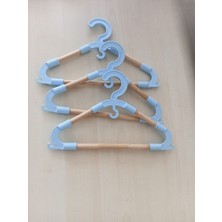 Feyza Design Çocuklar Için Ahşap Askı 31X18 Cm, Pratik ve Şık Dolap Düzeni