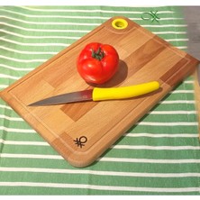 Feyza Design Ahşap Kesme Tahtası 22X33 cm Sarı, Şık ve Dayanıklı Mutfak Gereci