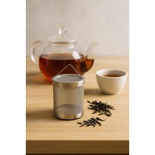 Feyza Design Paslanmaz Çelik Küçük Çay Süzgeci 8 Cm, Pratik ve Dayanıklı Tasarım
