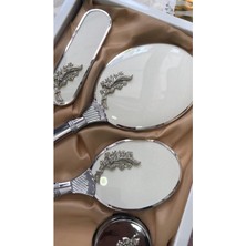 Özgürce Şık Dörtlü Ayna ve Tarak Seti, Zarif Çeyiz Hediyesi