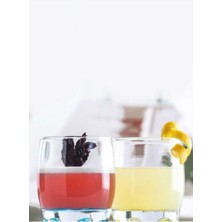 Feyza Design Şık 6’lı Cam Bardak Seti, Modern ve Minimal Tasarım