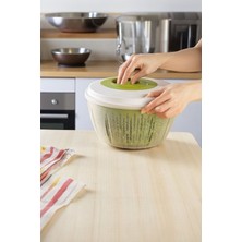 Feyza Design Focus 4,5 Lt Hızlı Salata Kurutucu Geniş Hazne ve Ergonomik Tasarım