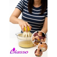 Feyza Design Çok Amaçlı Mutfak Seti Bej, Limon Sıkacağı, Rende, Yumurta Ayırıcı, Ölçü Kabı