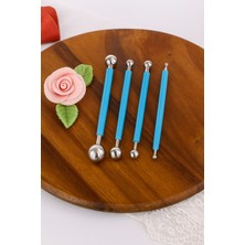 Feyza Design Paslanmaz Çelik Metal Top Şekillendirme Seti, 8 Farklı Boy