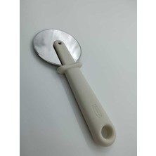 Feyza Design Beyaz Pizza Kesici, Pratik ve Şık Mutfak Gereciği