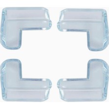 4’lü Şeffaf Köşe Koruyucu Seti – Bebek ve Çocuk Güvenliği Için Masa, Sehpa ve Mobilya Köşe Koruyucu