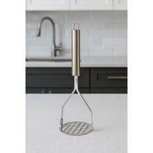 Feyza Design Paslanmaz Metal Patates Ezici ve Püre Yapıcı, Pratik Kullanım Araçları