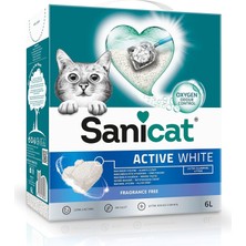 Active White Topaklanan Kedi Kumu (Kokusuz) 6l