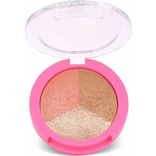 Golden Rose Miss Beauty Glow Baked Trio Aydınlatıcı Palet