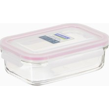 Glasslock Dikdörtgen Cam Saklama Kabı, 400 ml
