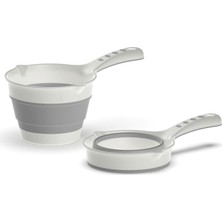 Katlanabilir Maşrapa, Katlanır Banyo Maşrapası, Akordiyon Koçero (27CMX17CMX4CM)